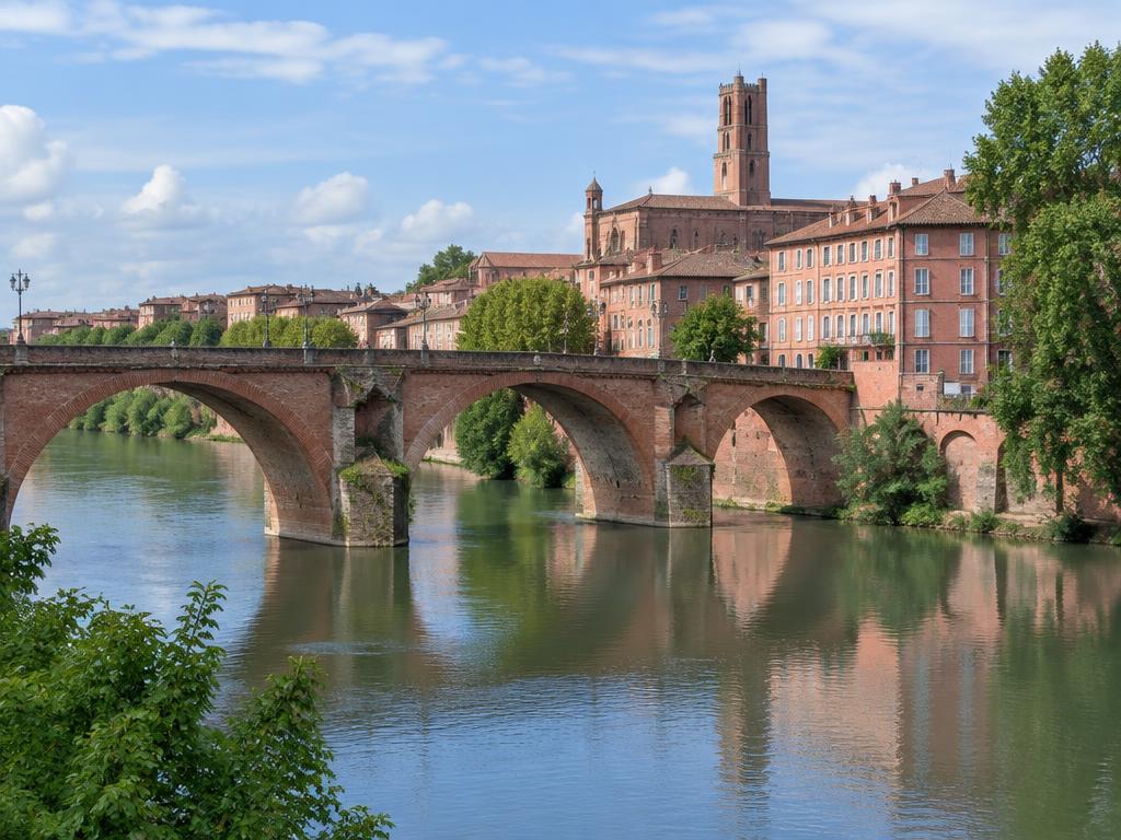 Vue de Montauban, commune d’intervention en Tarn-et-Garonne