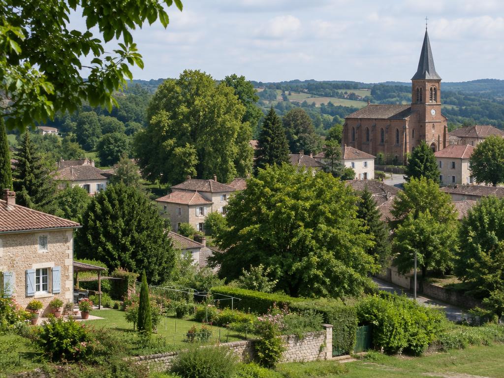 Vue de Montbeton, commune d’intervention en Tarn-et-Garonne